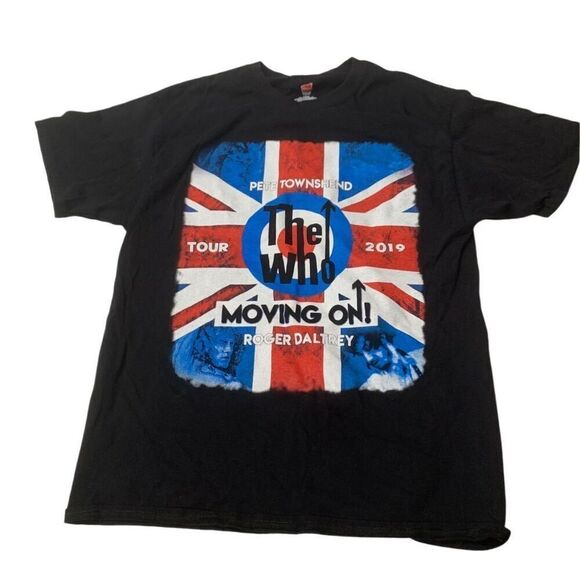 Vintage WHO Graphic Band Tee - Picture 1 of 5